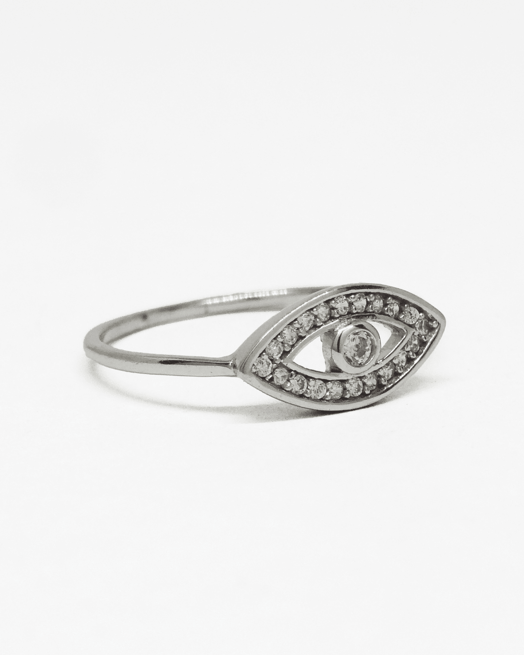 Delicate Evel eye Ring
