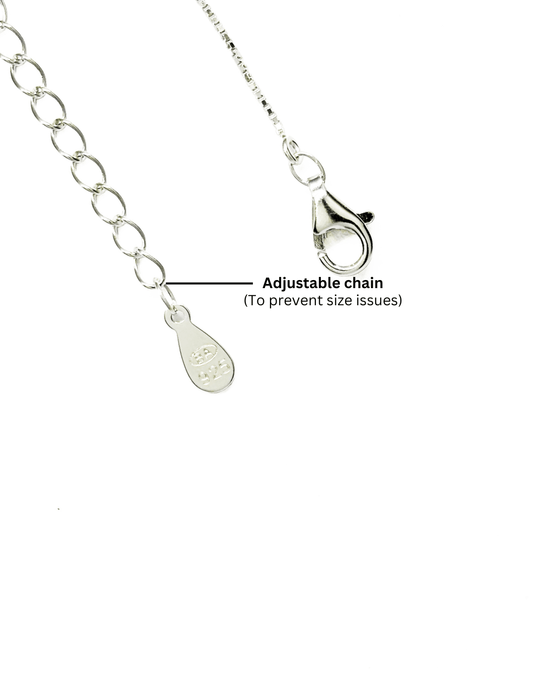 Ruby Heart Silver Necklace