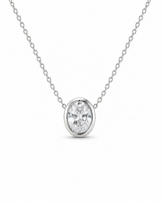 Dainty Oval Necklace