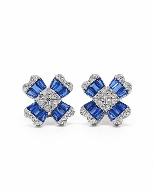 Blooming Euphoria Blue Studs