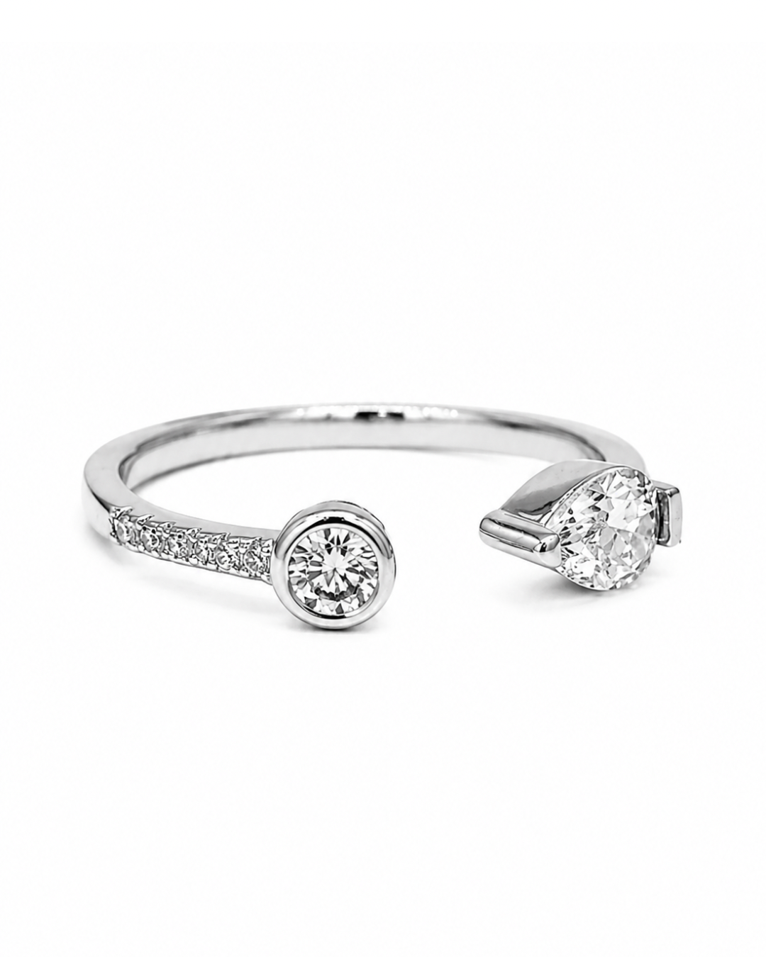 Glamira Pear Silver Band
