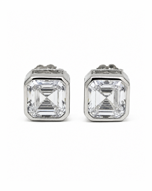 Radiant Asscher Studs