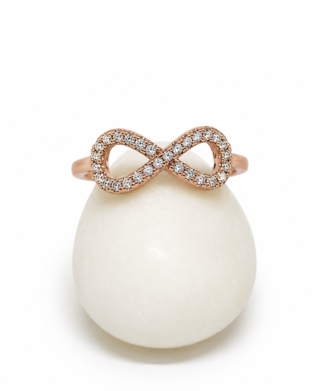 Infinity Bliss Rose Gold Ring