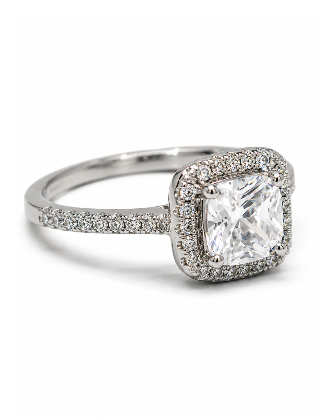 Halo Cushion Ring