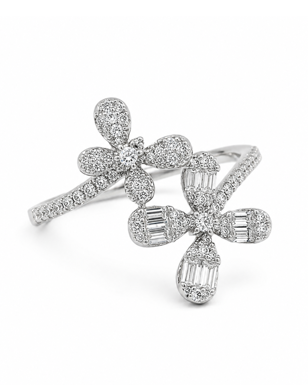 Dual Flower Ring