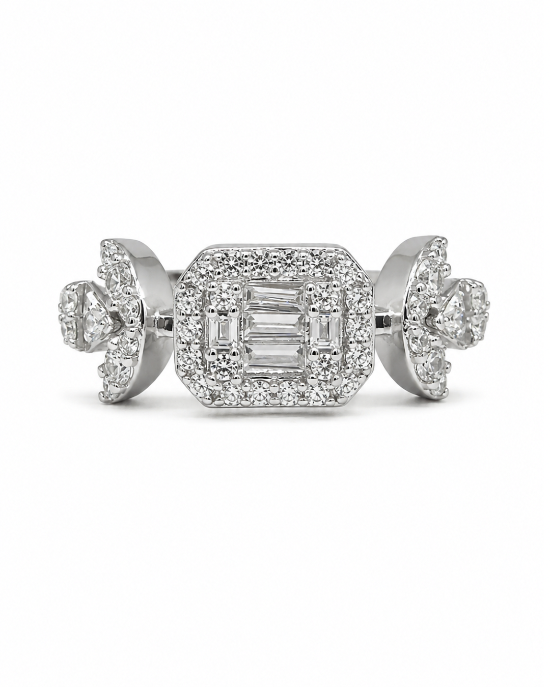 Ablaze Baguette Ring