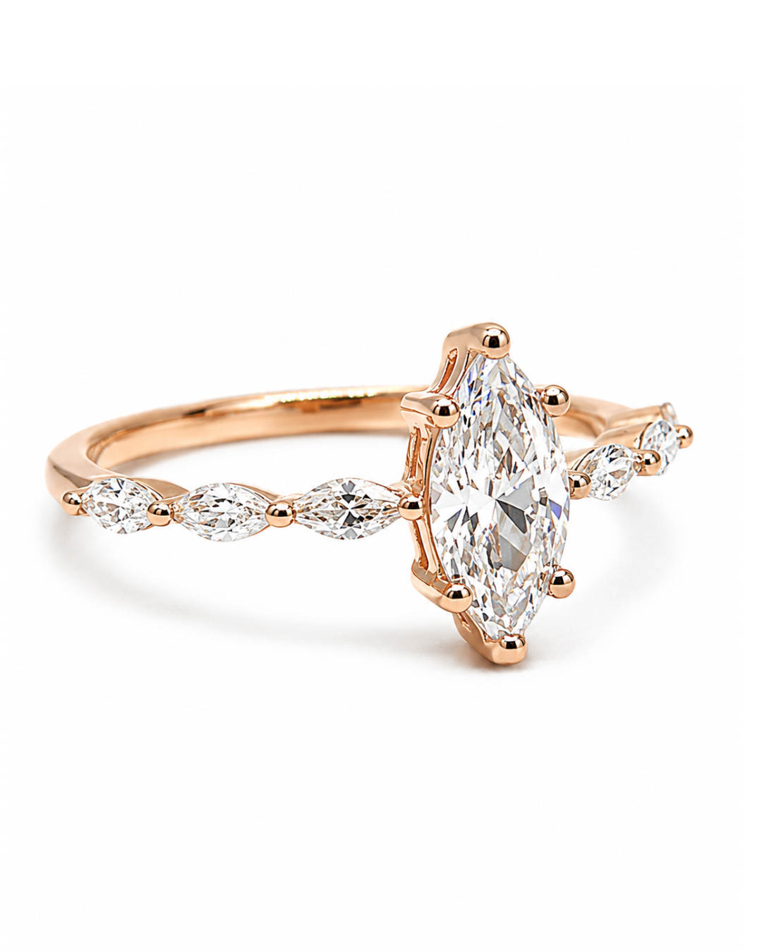 Lunara Marquise Rose Gold Ring