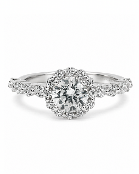 Vintage Round Silver Ring