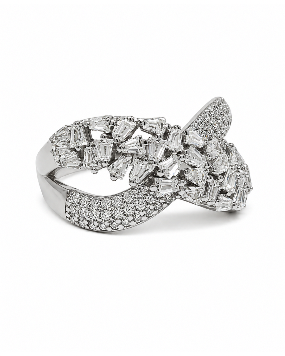 Infinity Iced Ring
