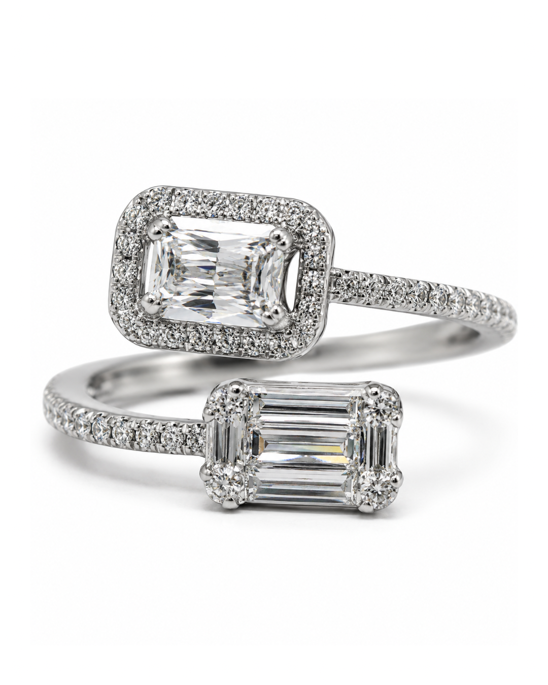Dual Illusion Silver Ring