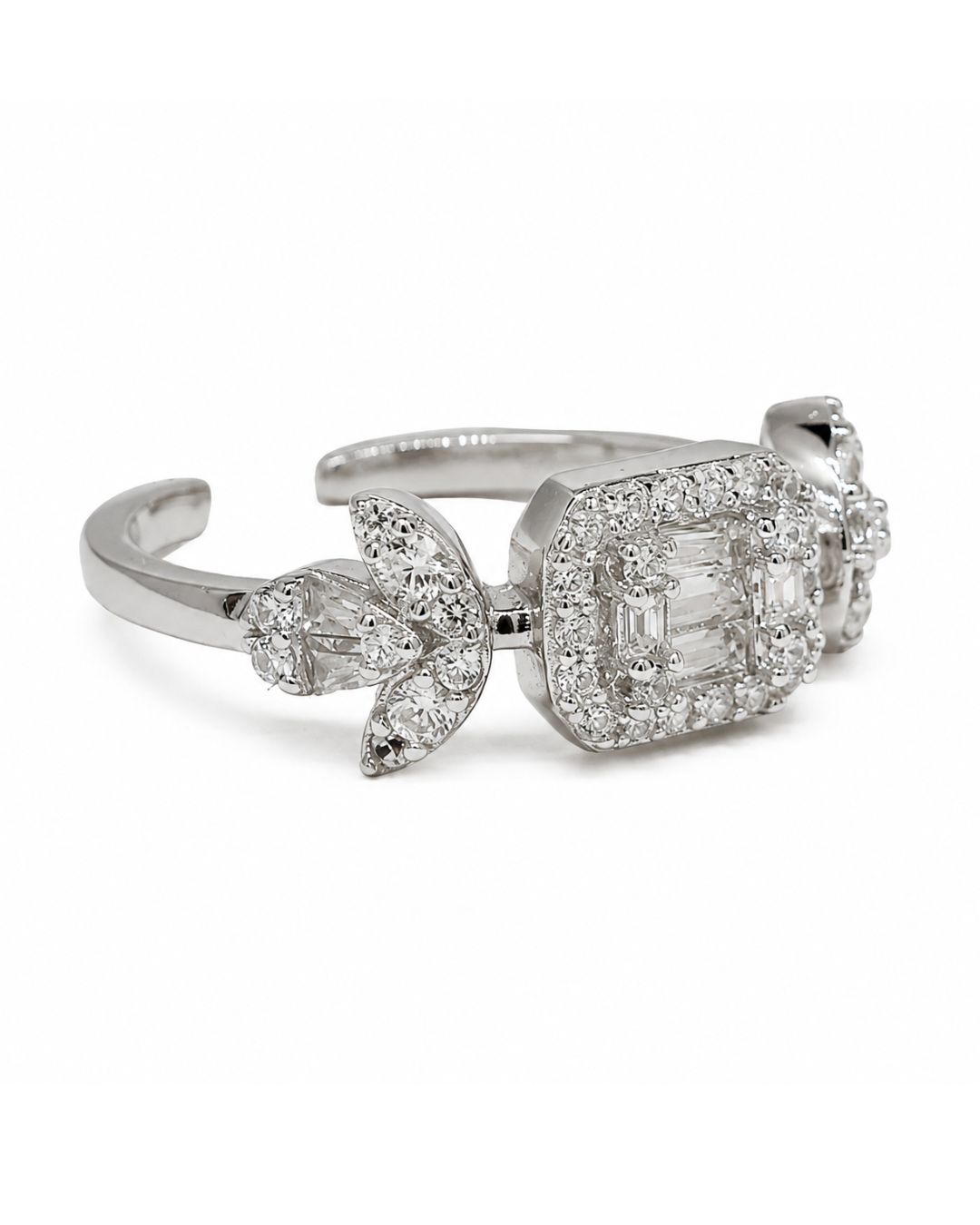 Ablaze Baguette Ring