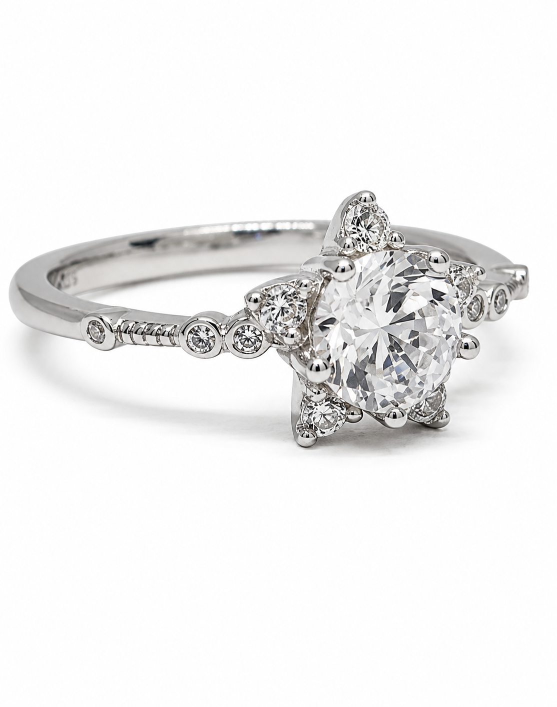 Flower Elegance Silver Ring