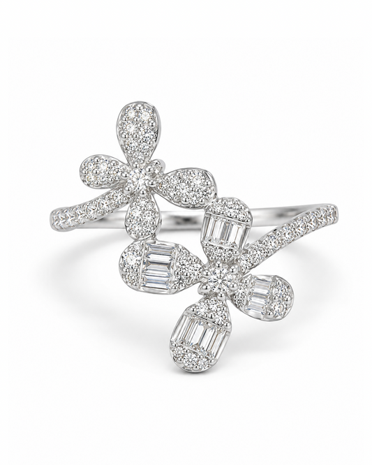 Dual Flower Ring