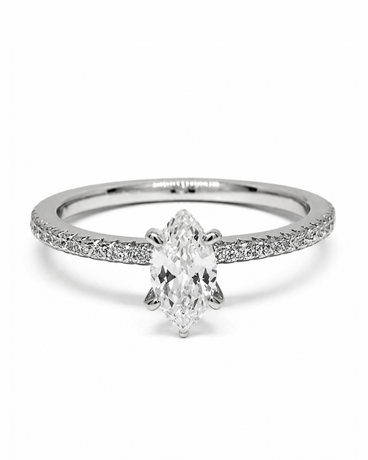 Dainty Marquise Ring