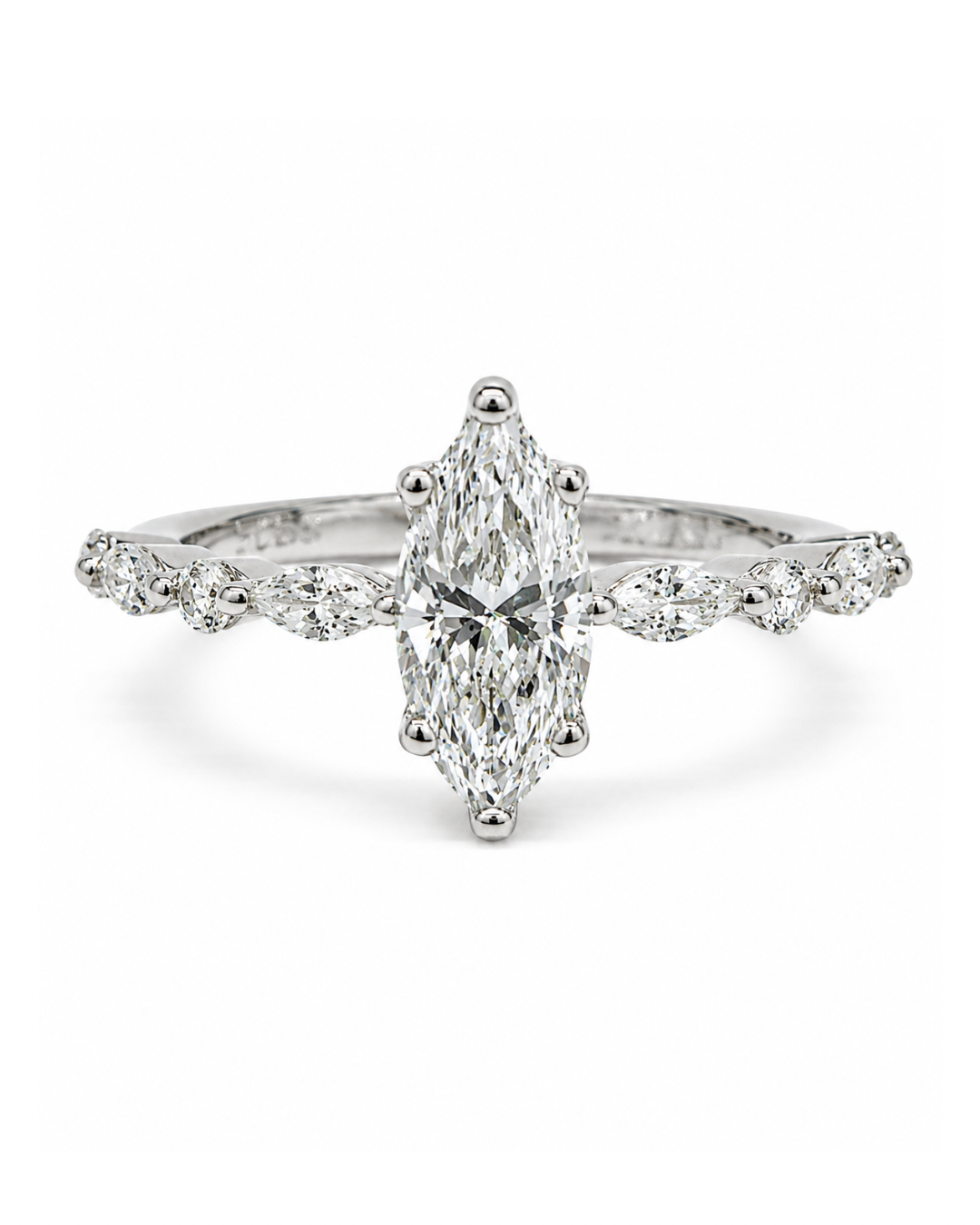 Marquise Dupe Silver Ring