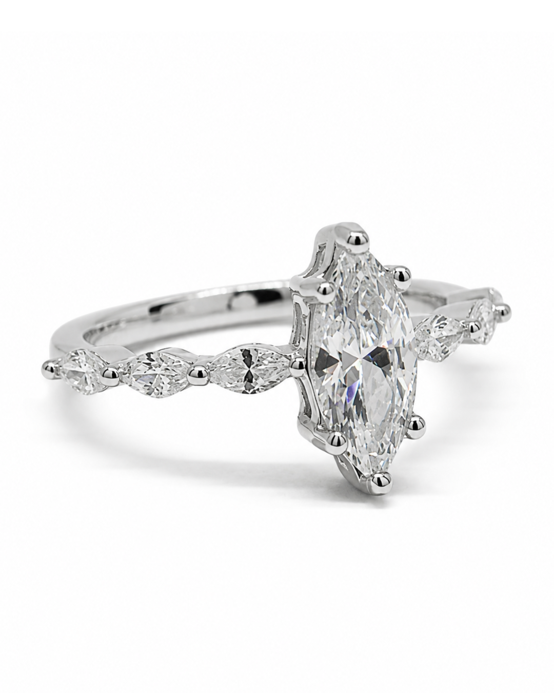 Lunara Marquise Silver Ring