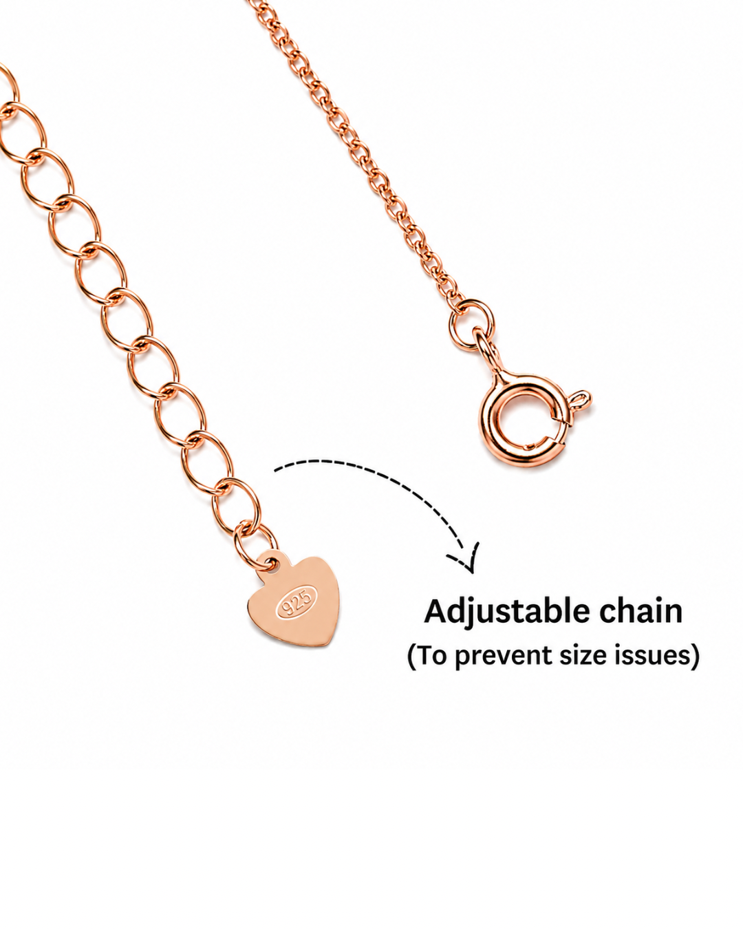 Halo Pearl Rose Gold Necklace