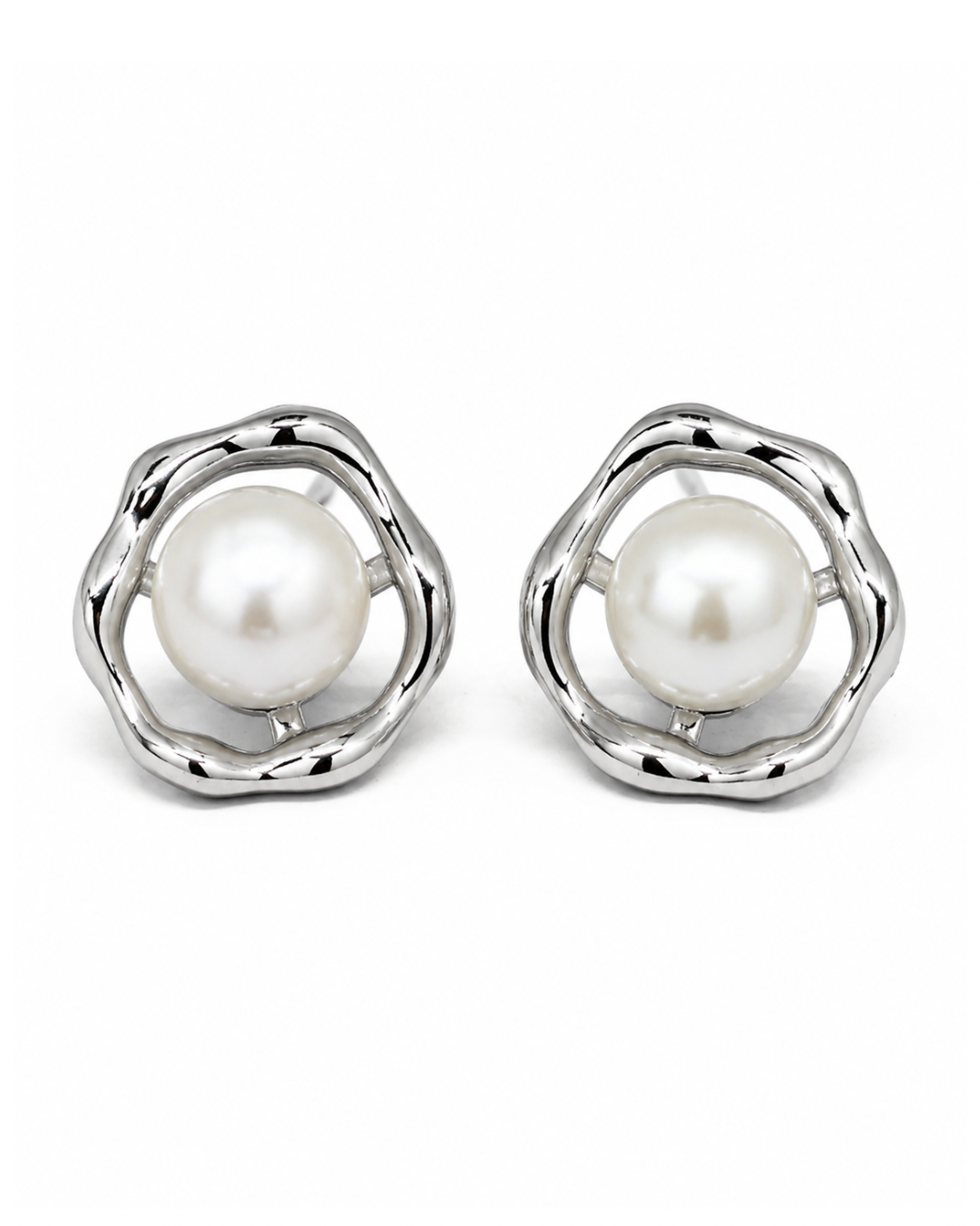 Pearl Artistry Stud Earrings