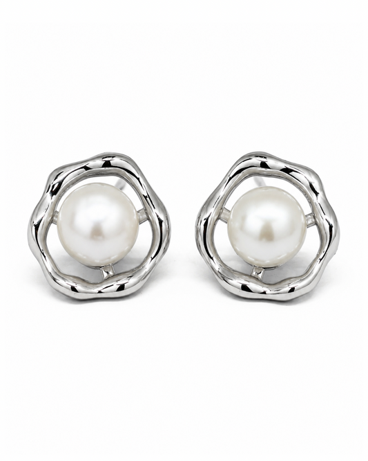 Pearl Artistry Stud Earrings