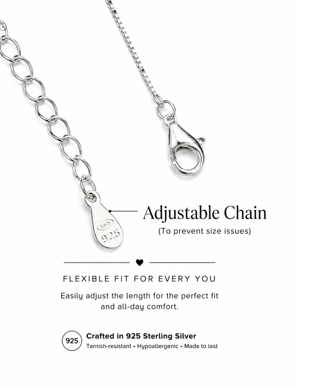 Bonded Beauty Silver Necklace