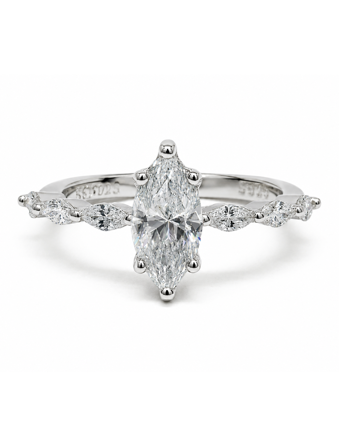 Lunara Marquise Silver Ring