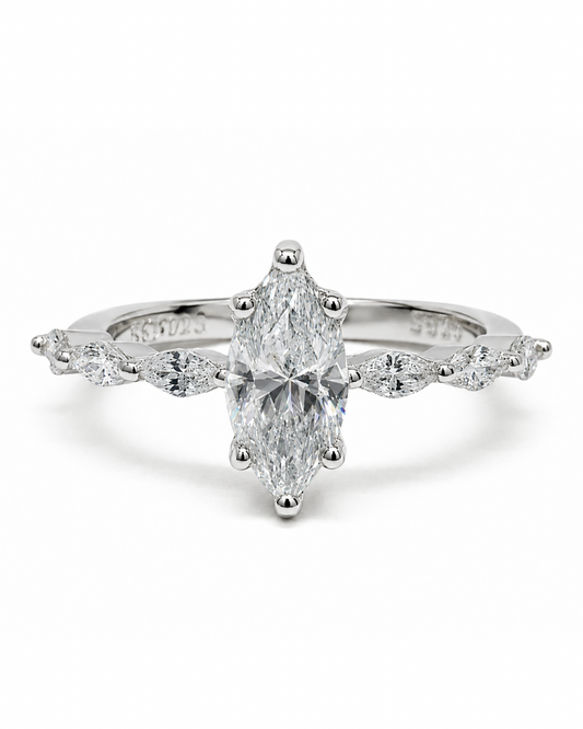 Lunara Marquise Silver Ring