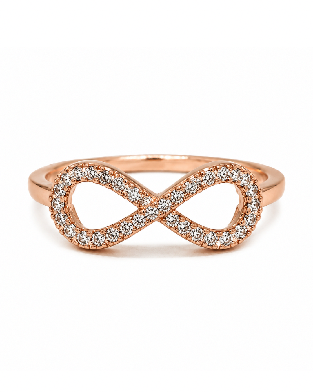Infinity Bliss Rose Gold Ring