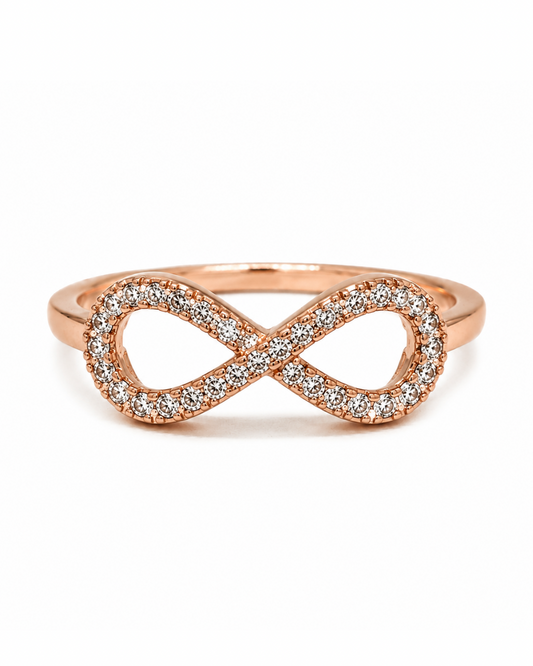 Infinity Bliss Rose Gold Ring