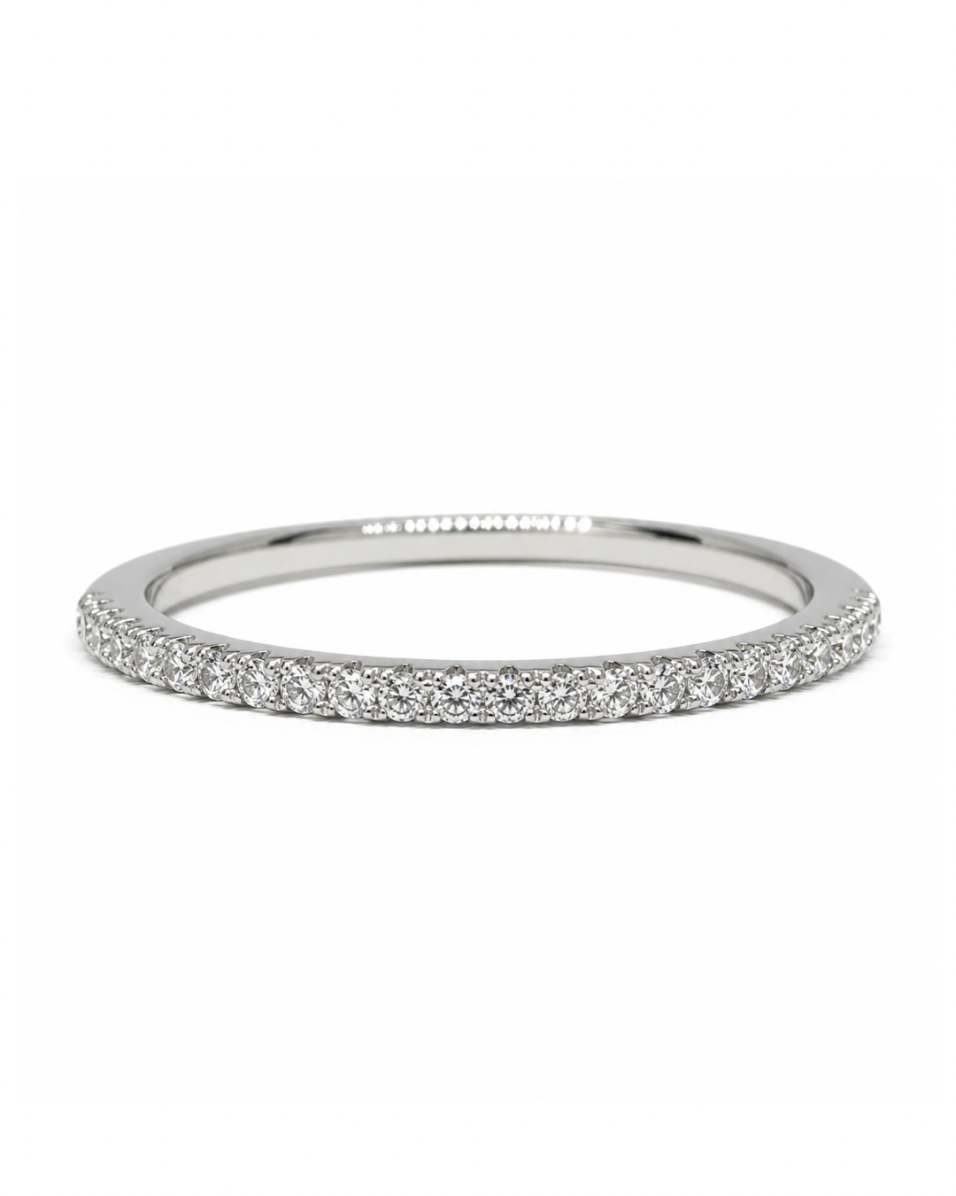 Dainty Half Silver Ring