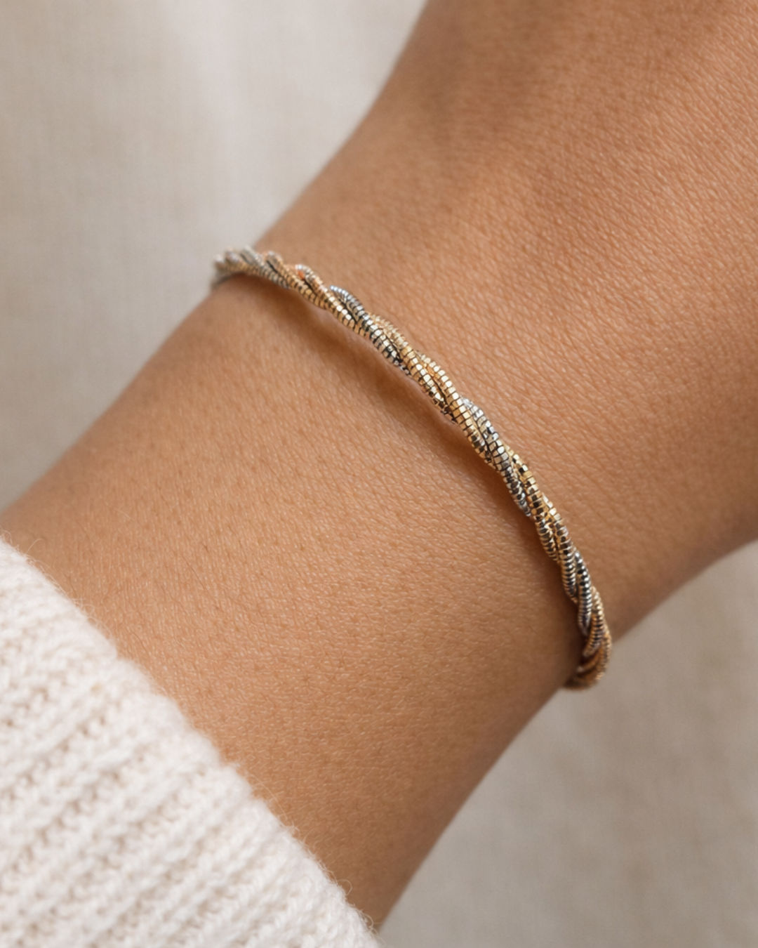 Golden Twist Bracelets