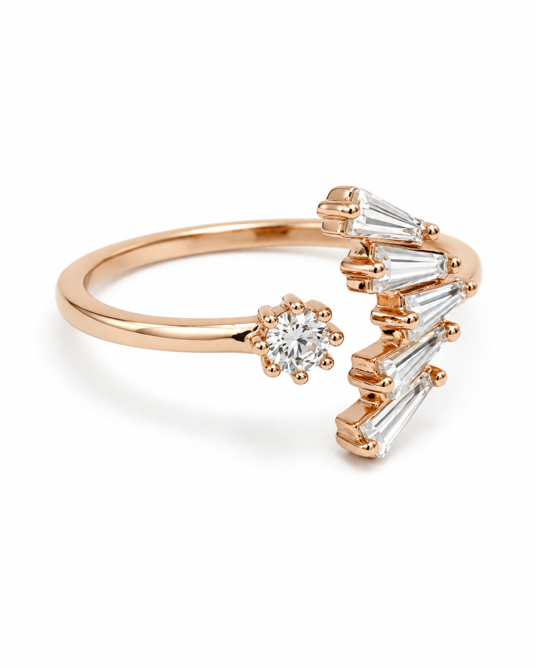 Glamira Baguette Rose Golg Ring