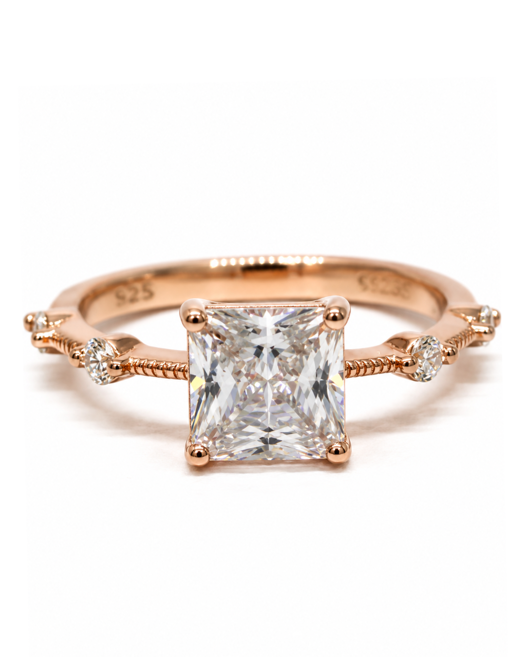 Princess Petal Rose Gold Ring