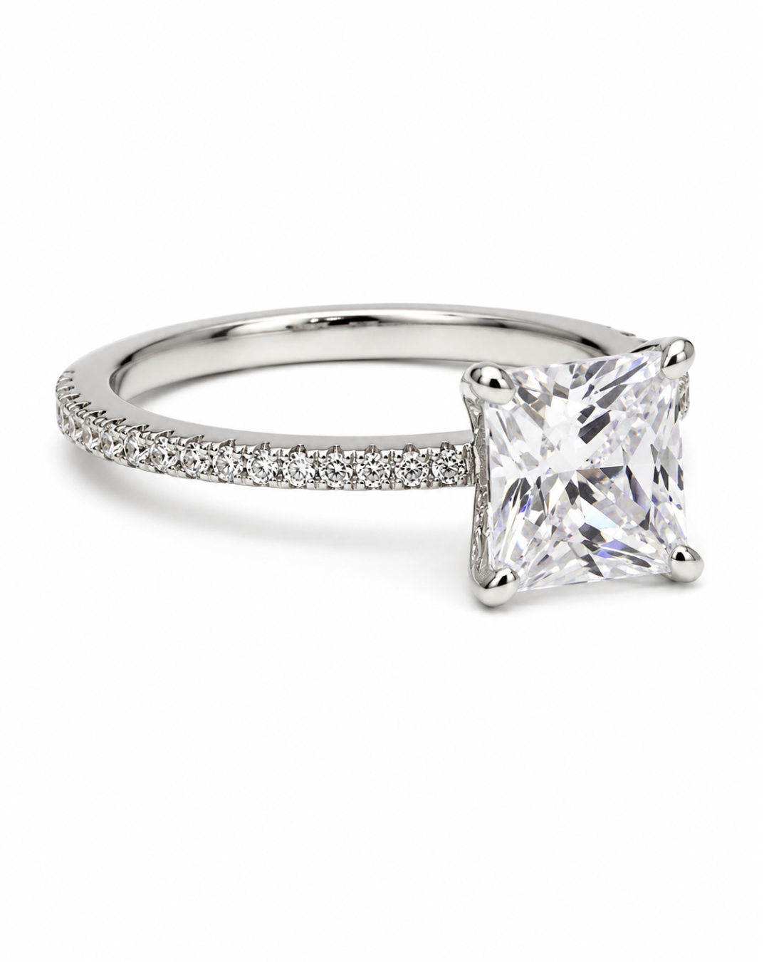 Halo square ring