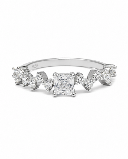 Visel Crystal Square Ring