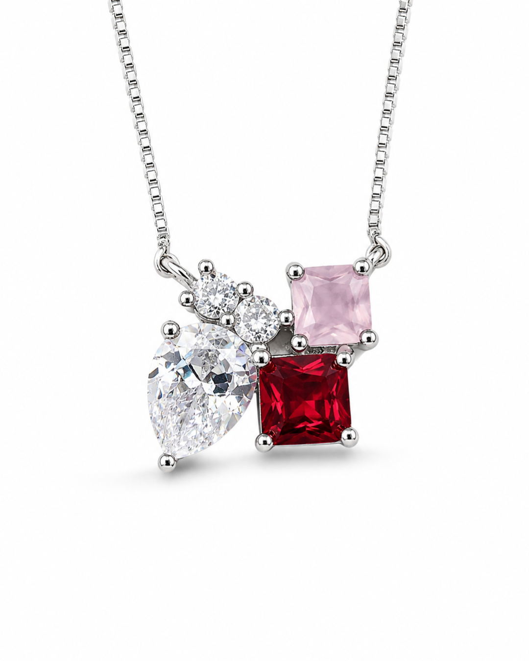 Quartz Silver Necklace