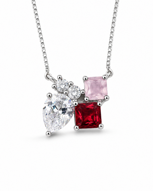 Quartz Silver Necklace
