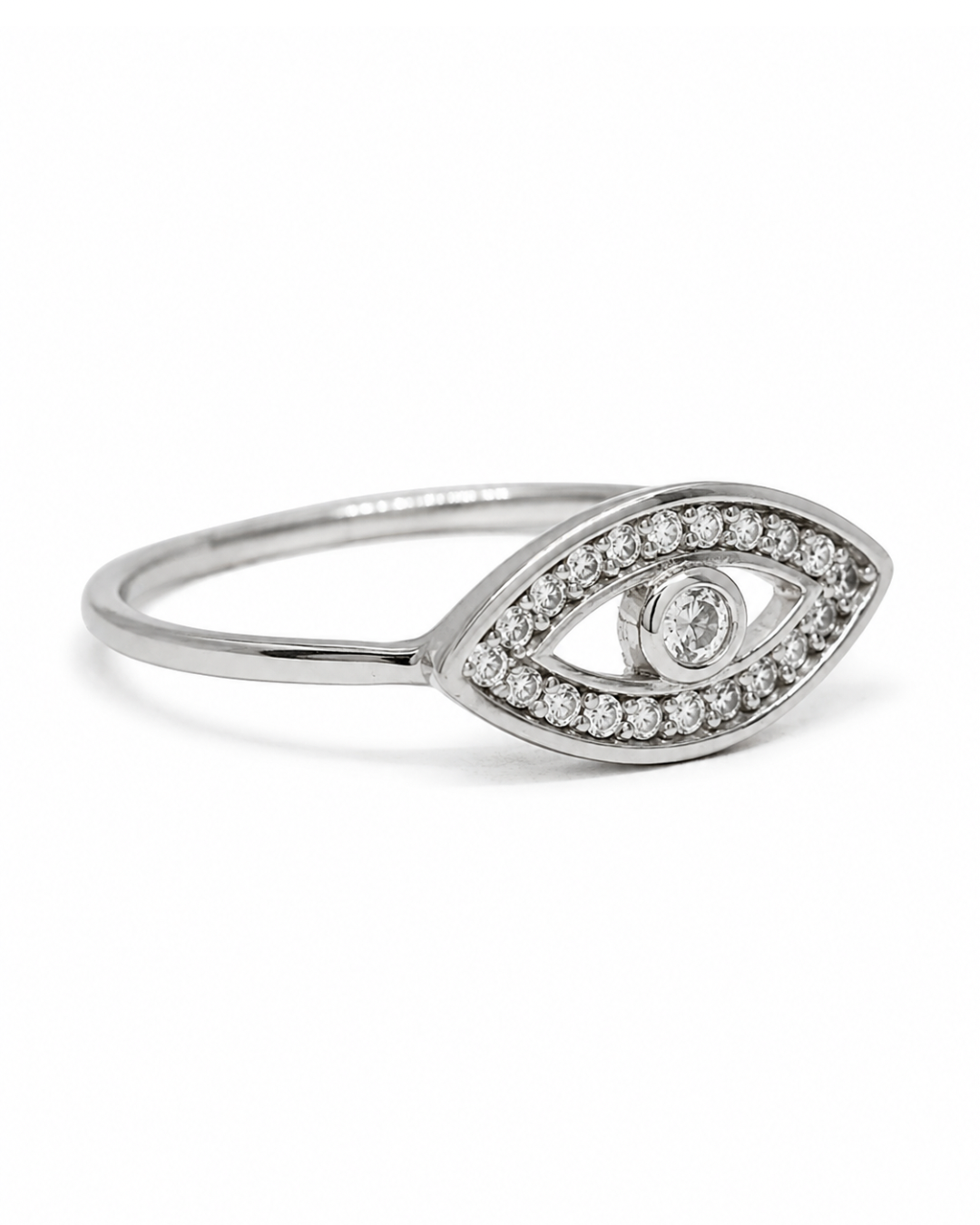 Delicate Evel eye Ring