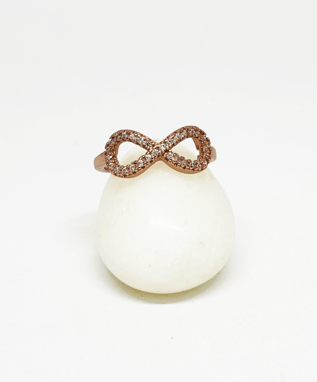 Infinity Bliss Rose Gold Ring