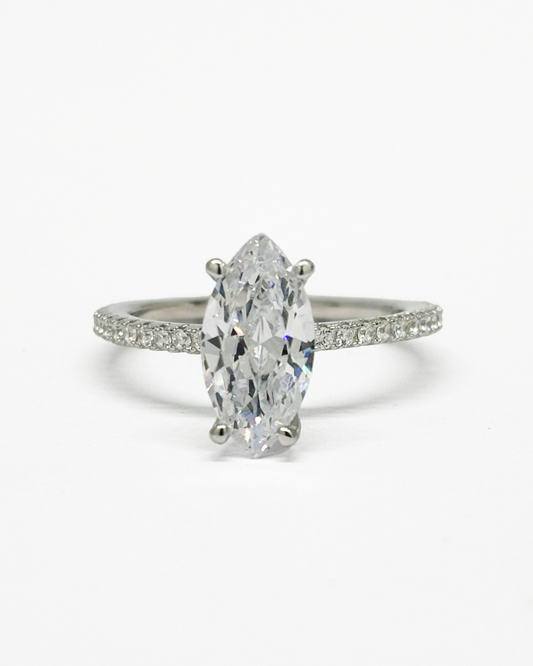 Halo Marquise Ring