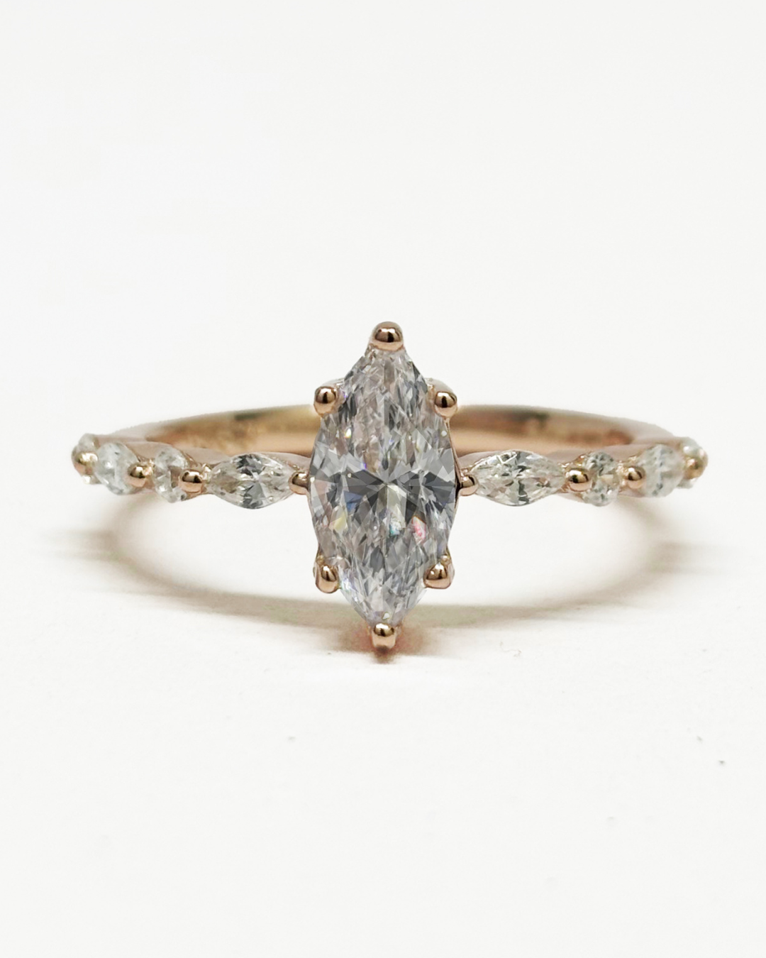 Marquise Dupe Rose Gold Ring