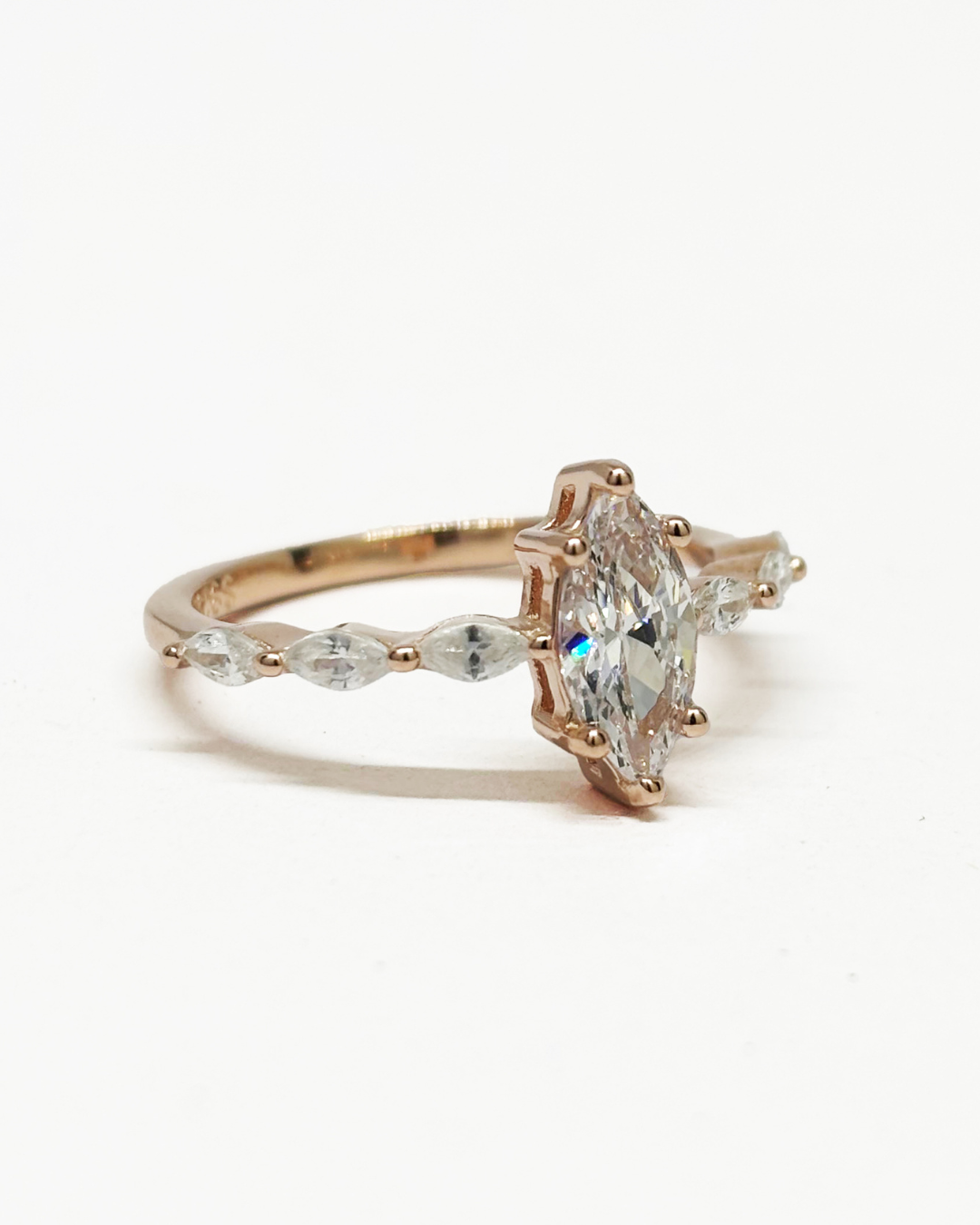 Lunara Marquise Rose Gold Ring