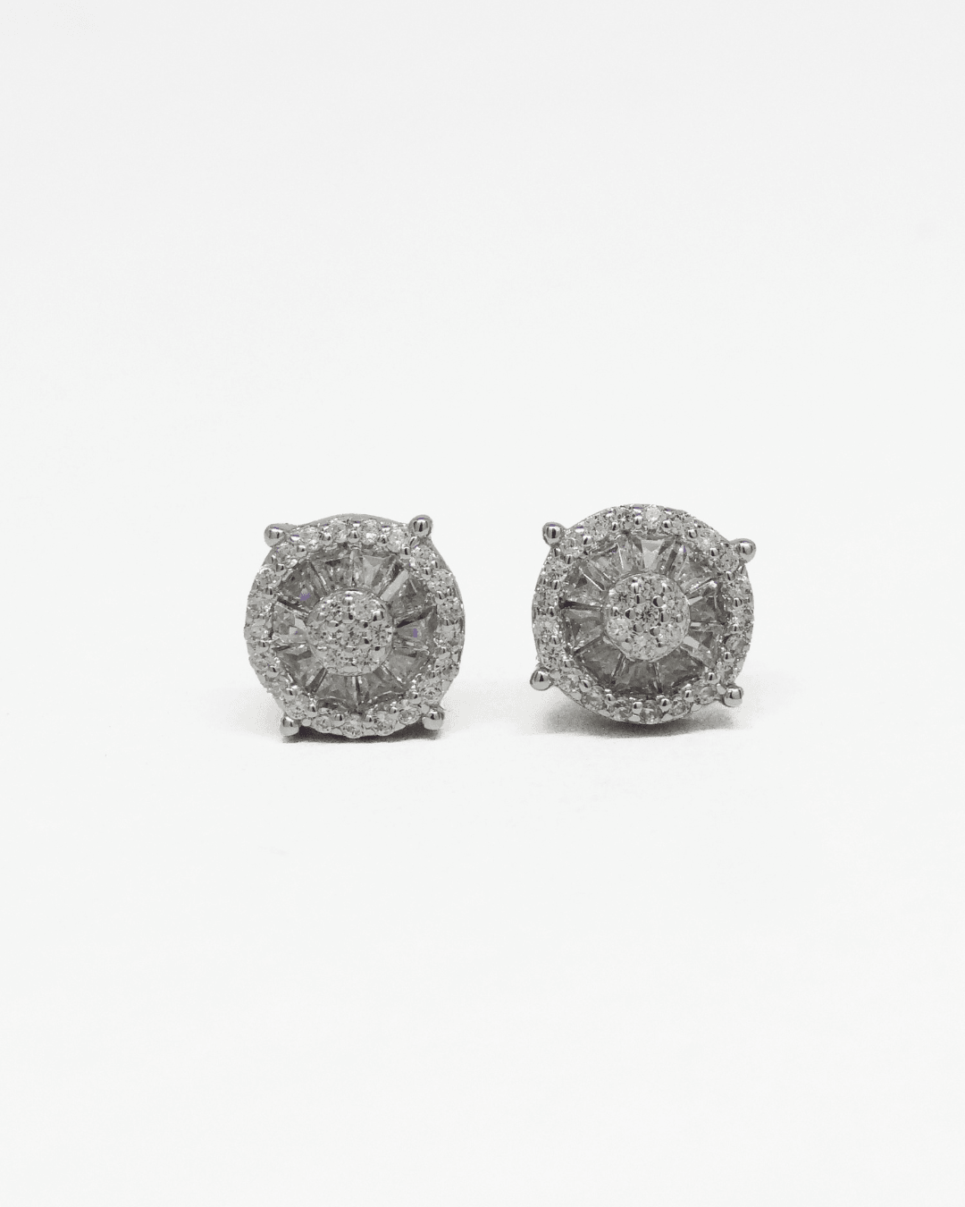 Party Diva Silver Studs