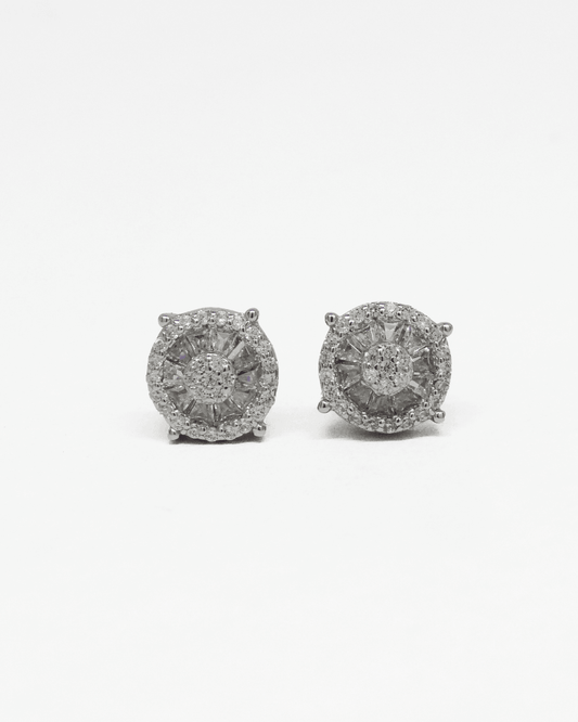 Party Diva Silver Studs
