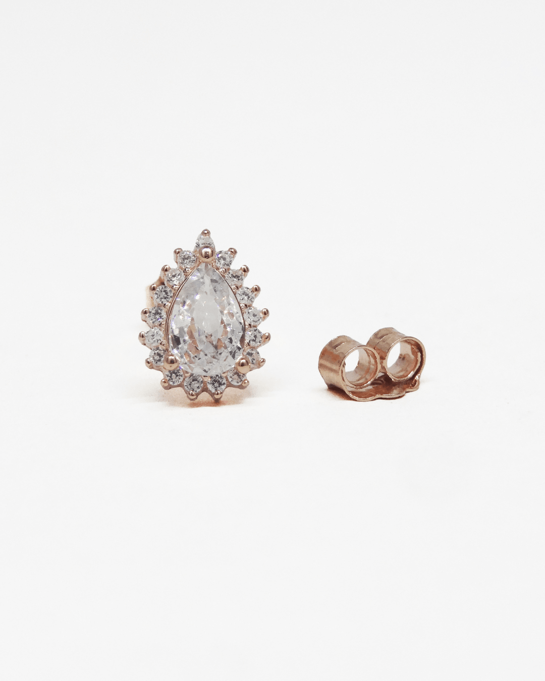 Bling Baby Rose Gold Studs