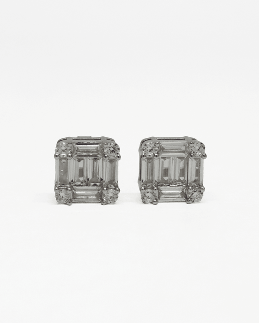 Emerald Cluster Studs