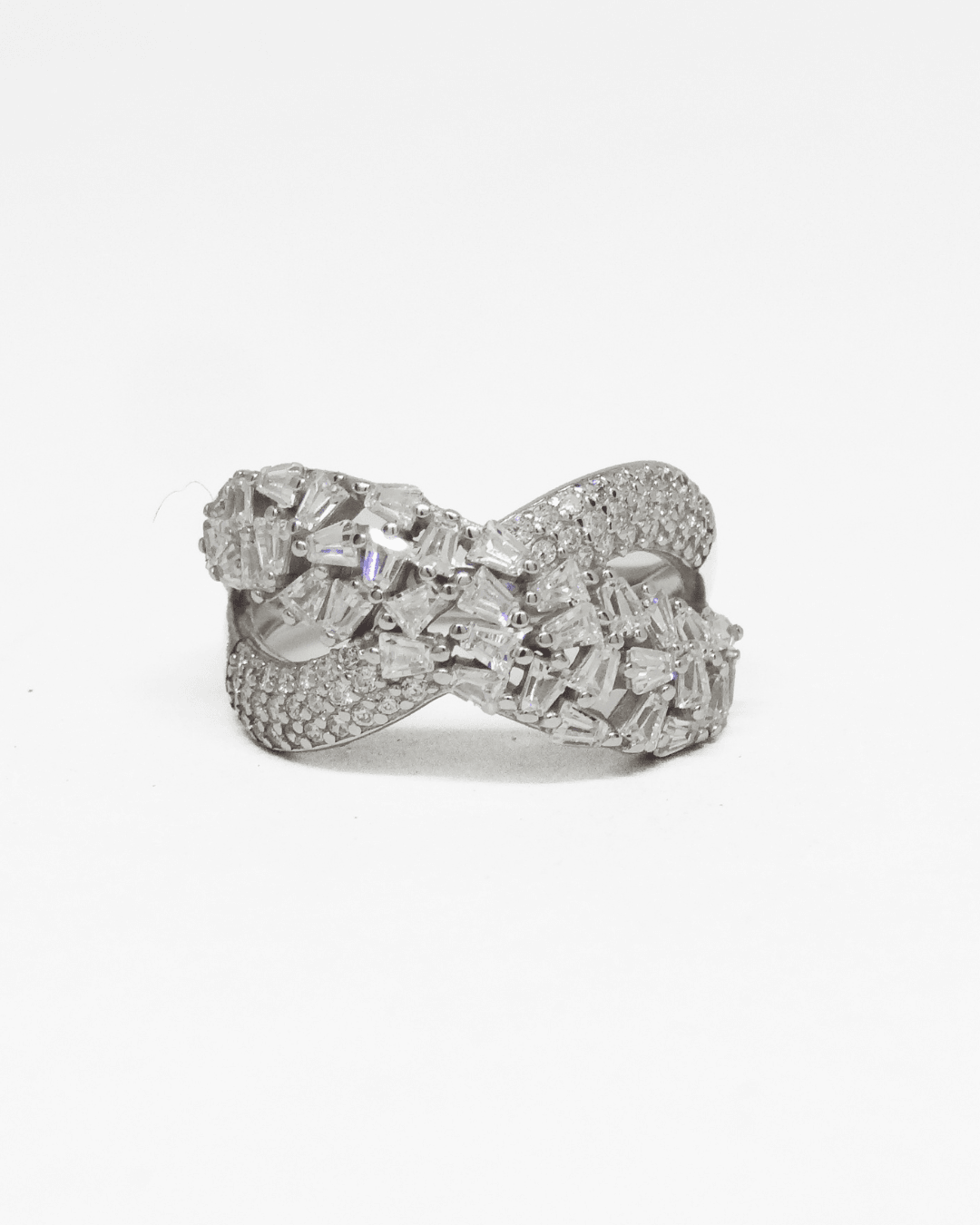 Infinity Iced Ring