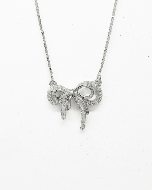 Dainty Bow Necklace