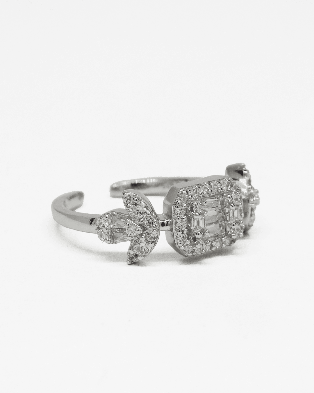 Ablaze Baguette Ring