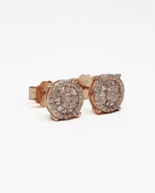 Party Diva Rose Gold Studs