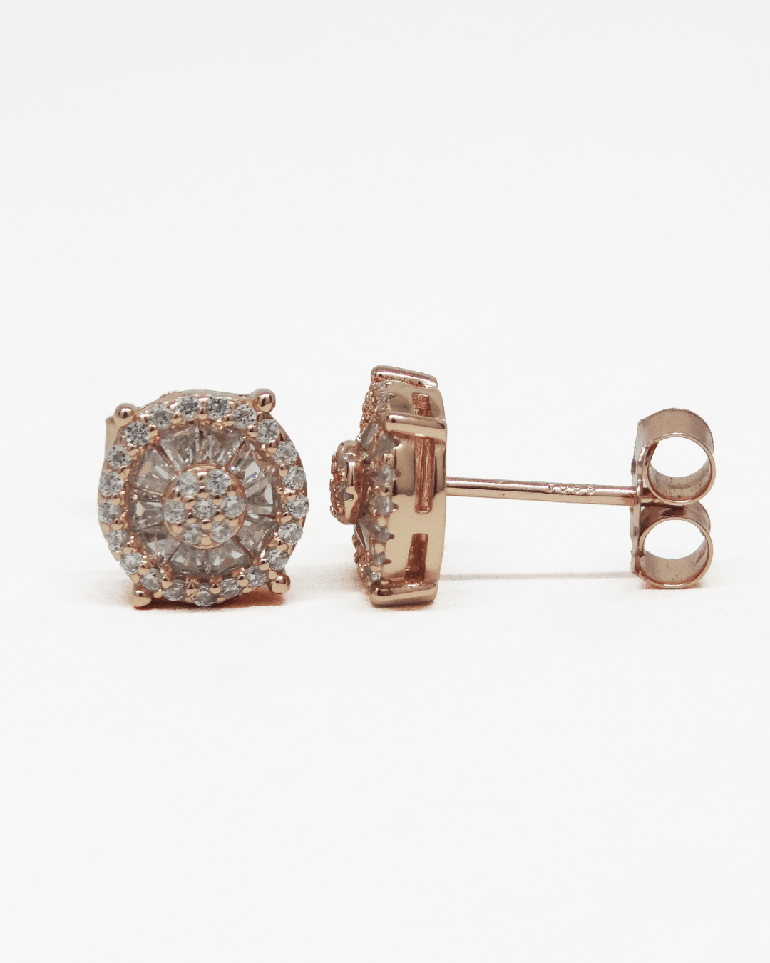 Party Diva Rose Gold Studs